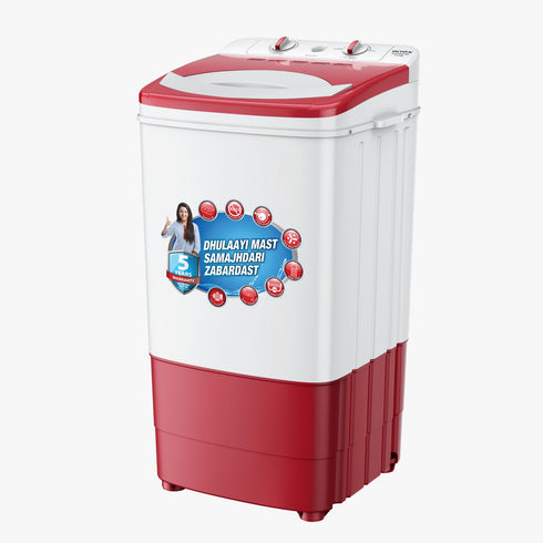 Intex 7.5 KG Washer | WS75PLRD (Red & White)